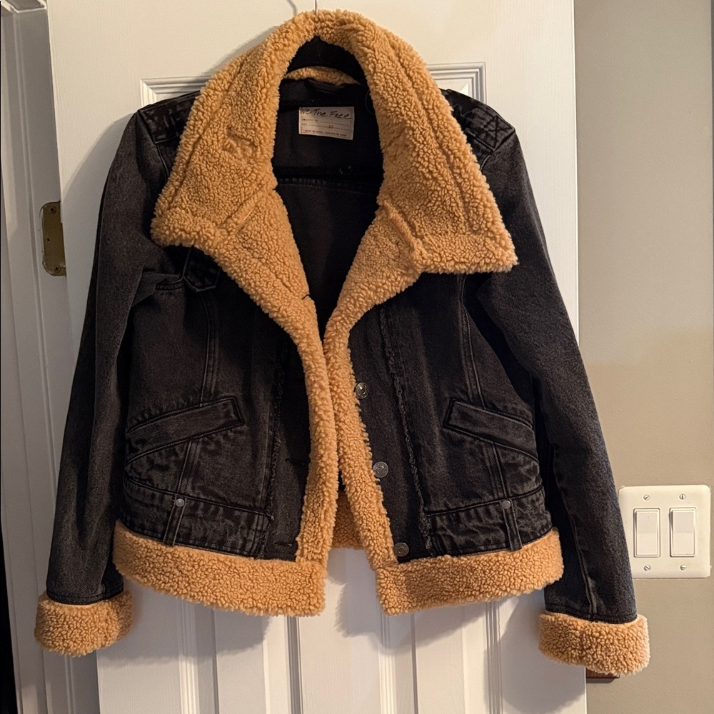 We The Free Rylee cozy moto jacket.